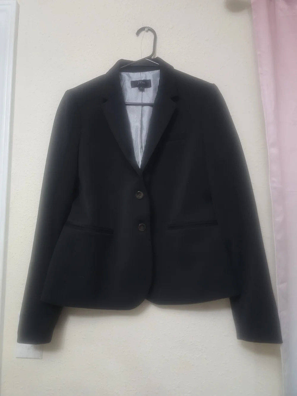 J. Crew Black Knit Blazer